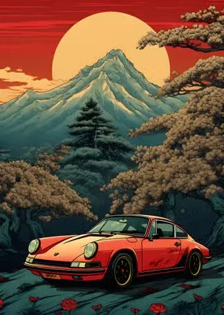 Retro Porsche