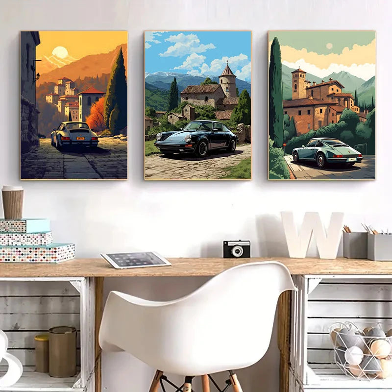 Retro Porsche