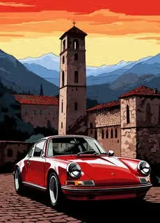 Retro Porsche