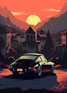 Retro Porsche