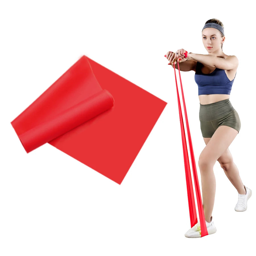 Long Training Stretch Bands Yoga Pilates Resistance Band for Physical Lower Body home Strength Elastic Exercise Bands