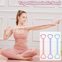 8 Fitness Workout Resistance Band Arm Back Shoulder Exercise Elastic Training Band Yoga Pilates Physical Therapy Equipment