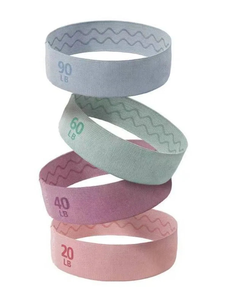 2025 Fabric Elastic Bands Fitness Resistance Bands Yoga Pilates Hip Circle Expander Bands Gym Training Home Workout Equipment