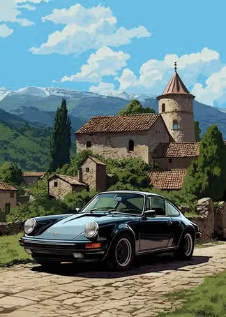Retro Porsche