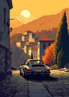 Retro Porsche