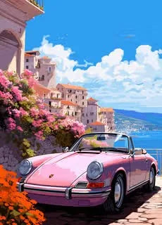 Retro Porsche