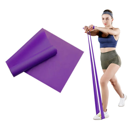 Long Training Stretch Bands Yoga Pilates Resistance Band for Physical Lower Body home Strength Elastic Exercise Bands