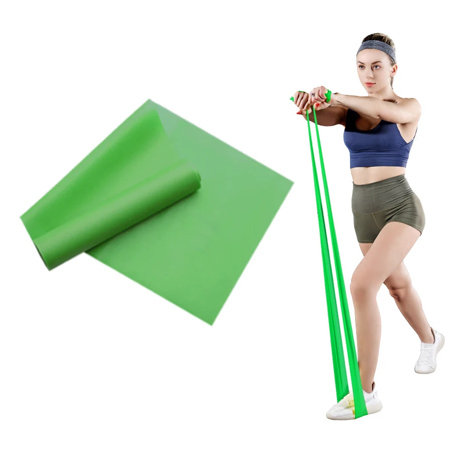 Long Training Stretch Bands Yoga Pilates Resistance Band for Physical Lower Body home Strength Elastic Exercise Bands